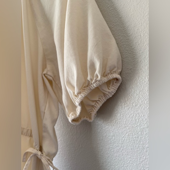 Velvet Heart Cream Midi Dress - Picture 3 of 9